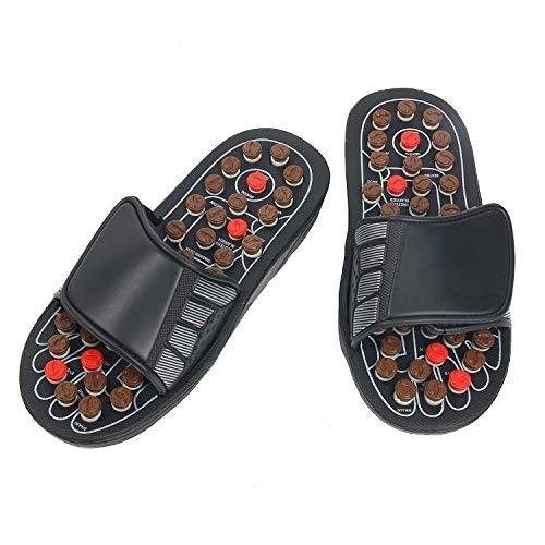 DOLIVA Doliva Acupressure Slippers and Magnetic Therapy Acupressure Sandals Full Body Blood Circulation Natural Leg Foot Massager Slippers for Men and Women