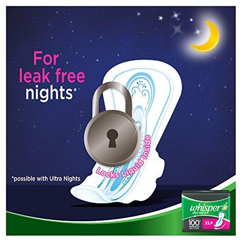 Whisper Whisper Ultra Overnight Sanitary Pads - 30 Count (XL Plus Wings)