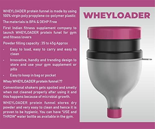 Advance MuscleMass Advance MuscleMass WHEYLOADER (Protein Funnel) with pill compartment Gym accessory ( Whey Protein / Mass Gainer)