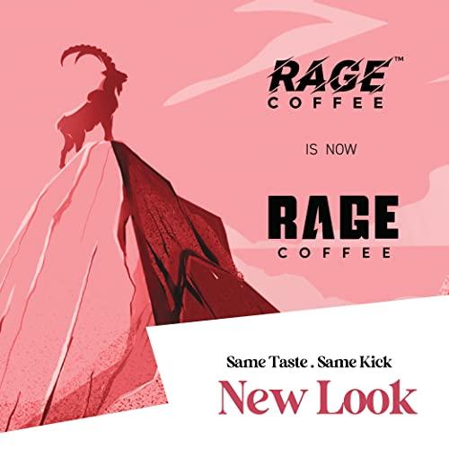 RAGE COFFEE Rage Coffee - Instant Coffee Sachets | Coffee Powder | 30 Coffee Sachets | Original Coffee Blend | 100% Arabica Coffee Beans | Black Coffee On The Go