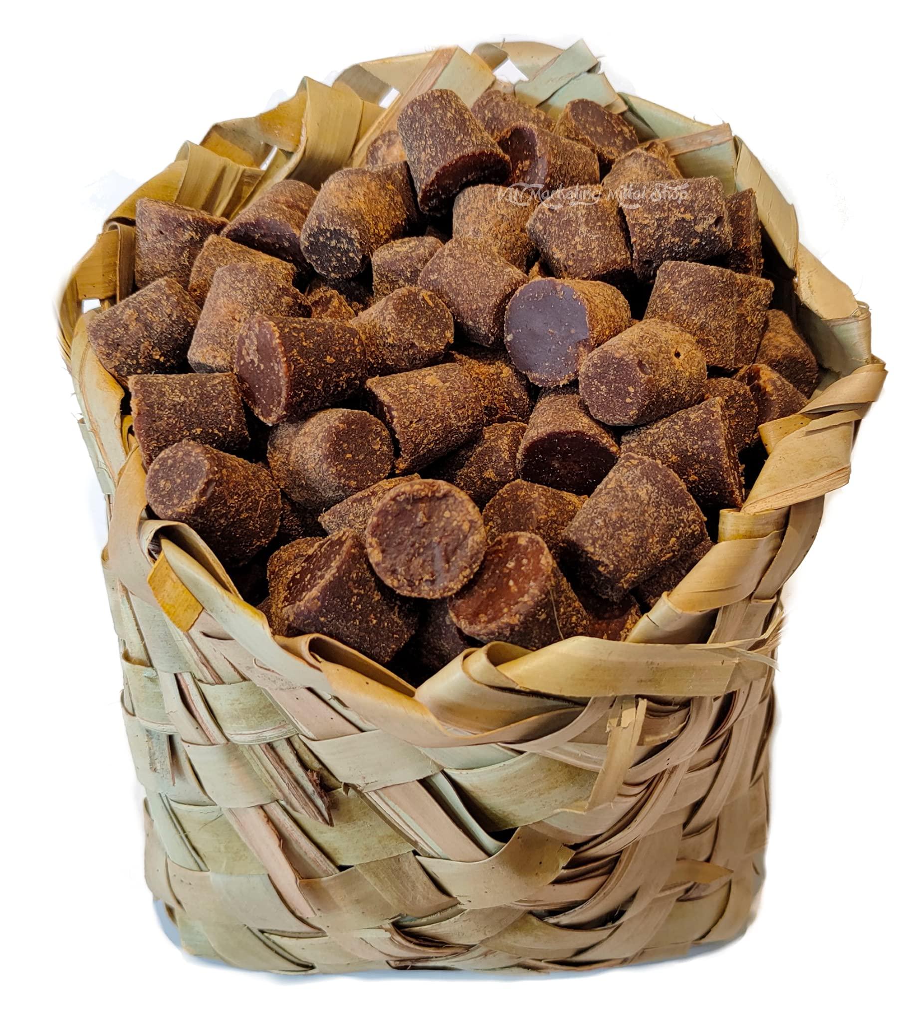 Udankudi Udankudi Sillu Karupatti - Udankudi Palm Jaggery & Dry Ginger, Thippuli and Pepper 1500gm | Ginger Palmyra Jaggery