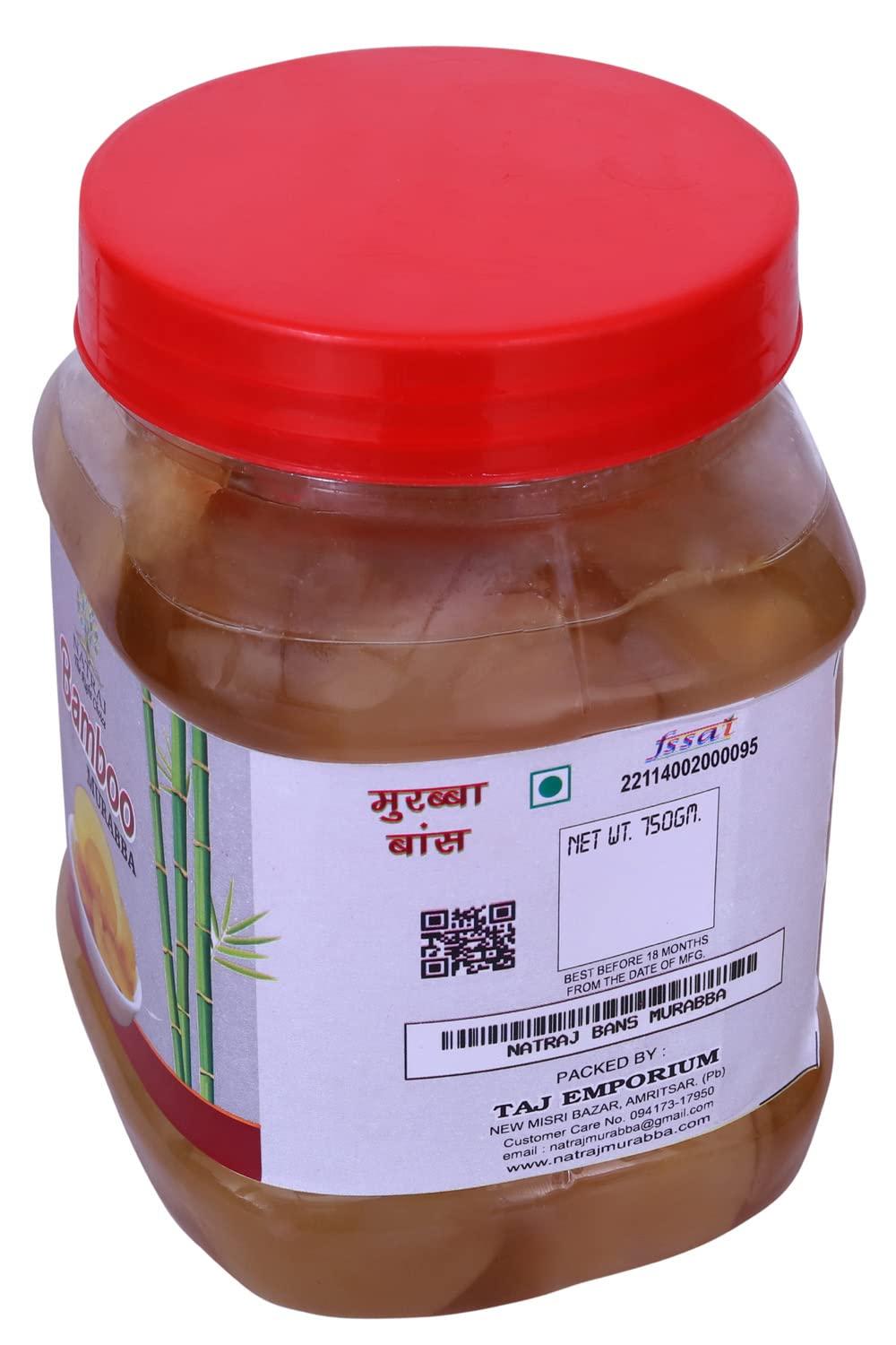 Natraj The Right Choice Natraj The Right Choice Bans/Bamboo Murabba Helps in Height Increase Heathy and Tasty (Bans Ka Murabba) (750g) Sweet Bamboo Shoots Murabba Natural Homemade Immunity Booster Good for Health