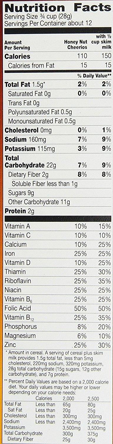 General Mills General Mills Honey Nut Cheerios Sweetened Whole Grain Oat Cereal with Real Honey & Natural Almond Flavor, 12.24 oz  347 g