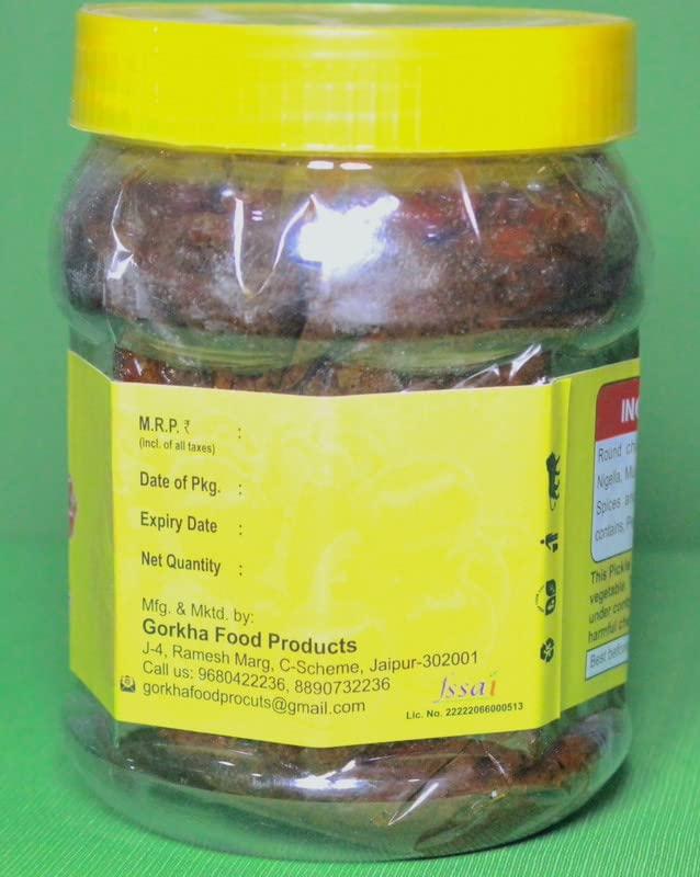 GORKHA FOOD PRODUCTS GORKHA FOOD PRODUCTS Akbare/Dalle Khursani Achar|Nepali Chilli Pickle|Achar - 500 G