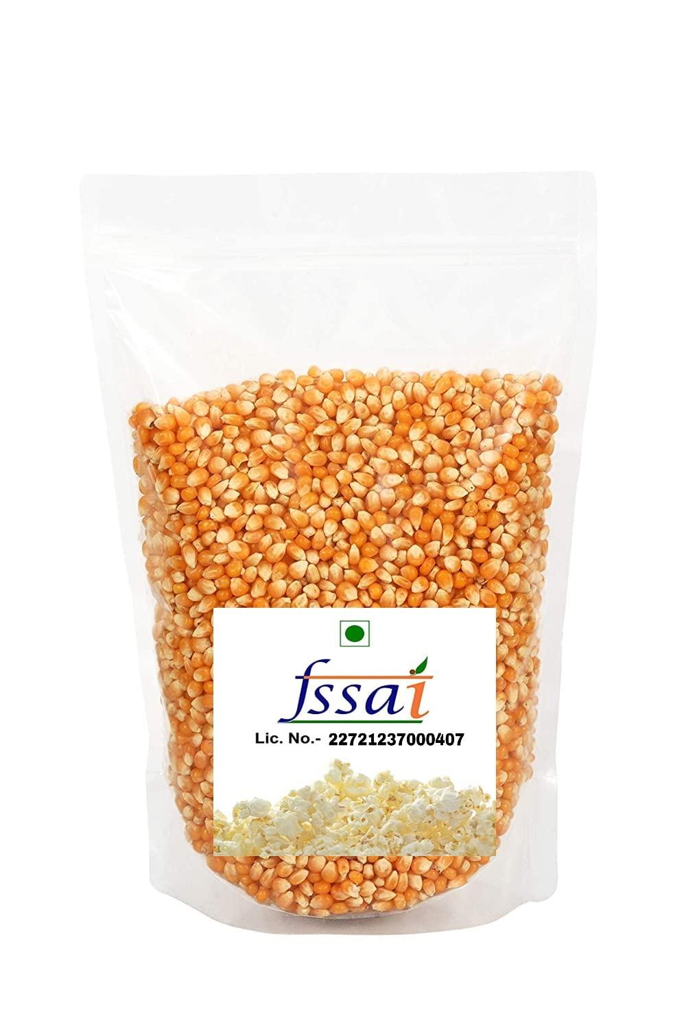 Generic Grow Green Organic Popcorn Seed and Popcorn Kernel | Big Size Unpopped Popcorn | Pack of 500gm