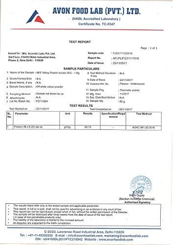 MyFitFuel MyFitFuel MFF Whey Protein 90 Isolate | 1 Kg, 30 Servings (Unflavoured) | Pure 100% Isolate Protein