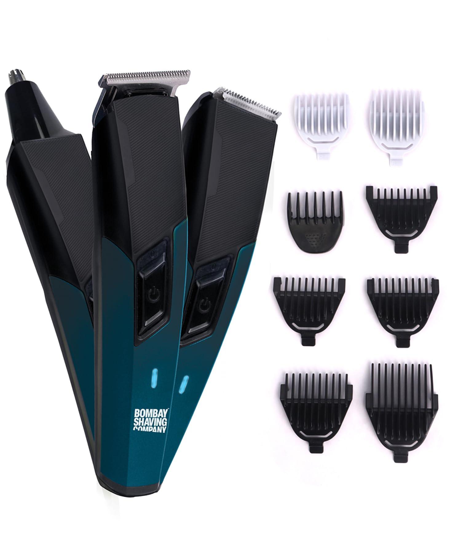 Bombay Shaving Company Bombay Shaving Company 11 in 1 Trimmer Men | All in One Full Body Trimmer for Men | 90 Min Charge time | 90 mins run time | Hair, Ear, Beard, Body, Nose Trimmer for Men | Type C charging | Power Groomer (New Model)