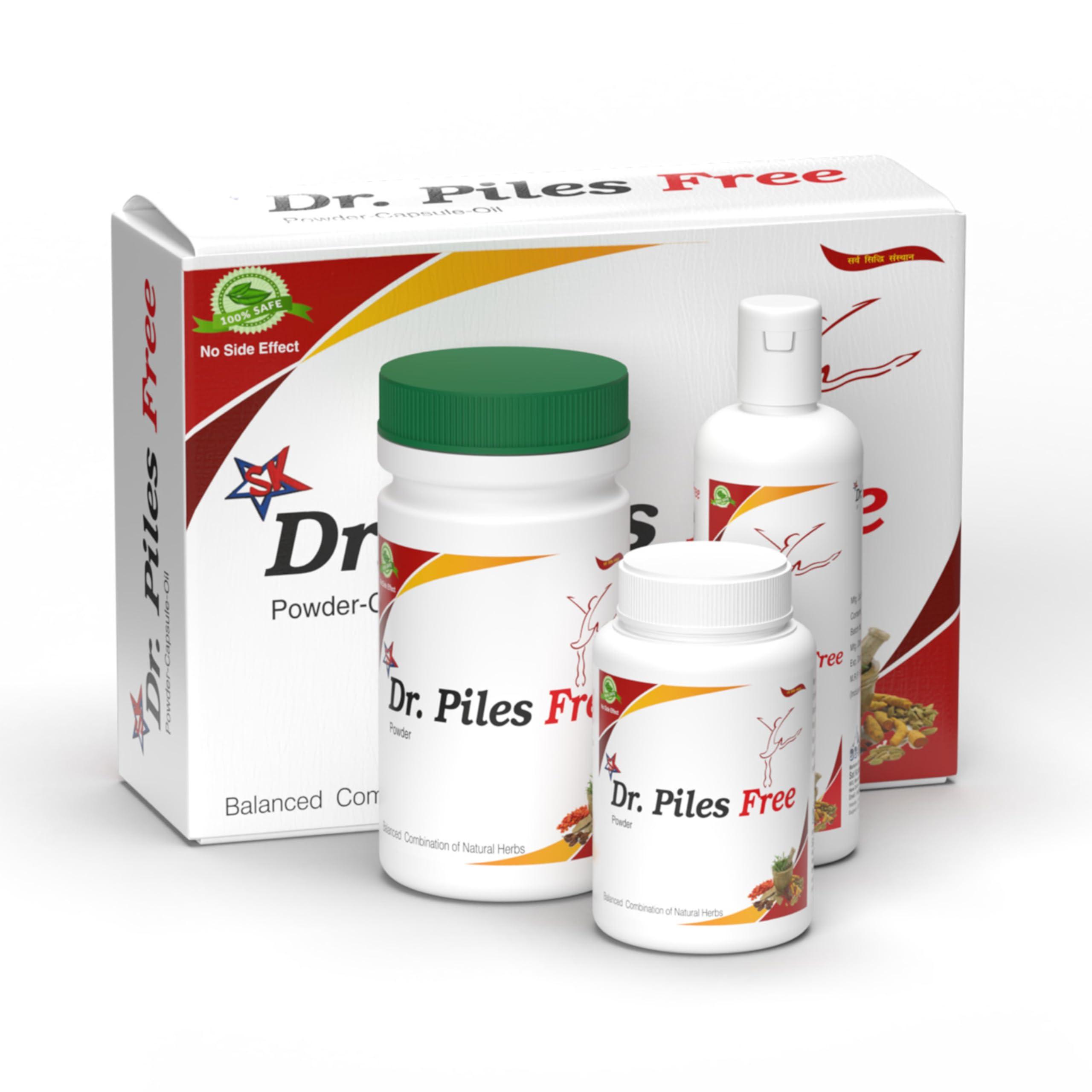 8848 8848 Dr Piles Free Herbal Remedy | Powder | Capsule | Oil (Pack of 1)