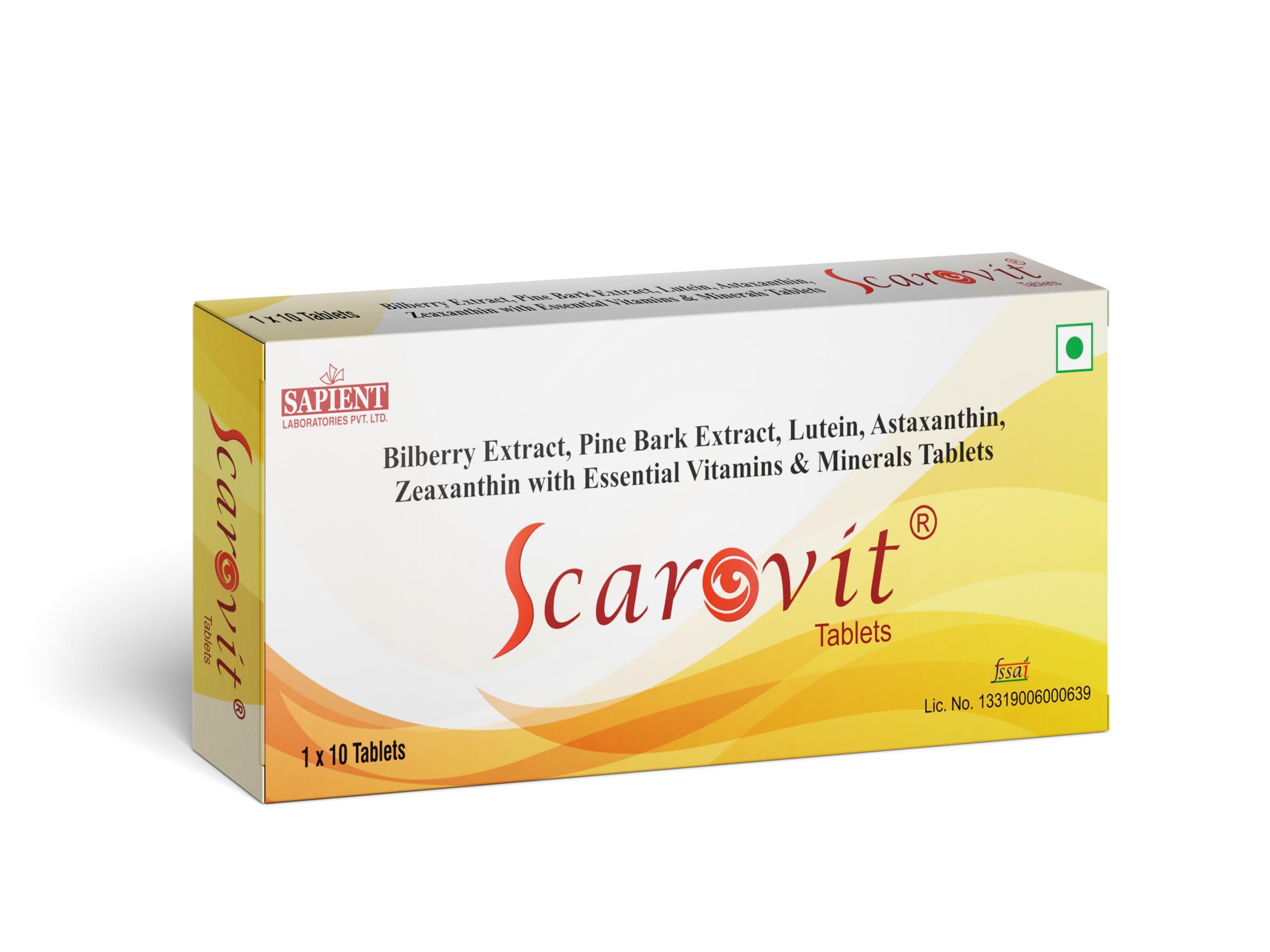 SCAROVIT SCAROVIT TABLET (Bilberry Extract,Lutein, Zeaxanthin with multivitamin & multiminerals)
