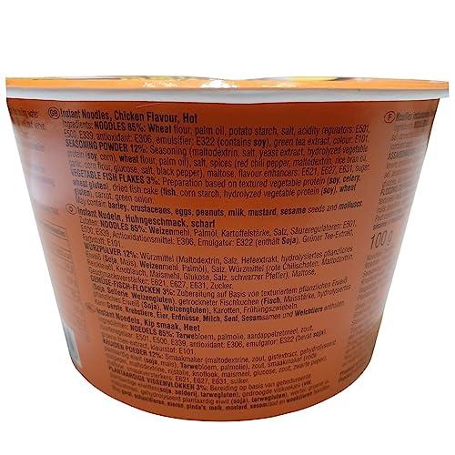 Nongshim Nongshim Spicy Chicken Bowl Noodles Soup, Instant Noodles, 3.53 oz  100 g