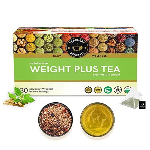 TEACURRY TEACURRY Weight Gain Tea 30 Tea Bags (1 Month Pack) Helps in Plus Mass - Men & Women | Green Tea for Weight Gain | increase Weight