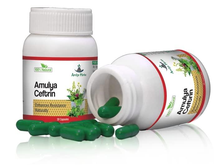 Nutricharge Amulya Herbal Ceftrin (Defence from allergies and infections chronic tonsillities, bronchitis and skin diseases)
