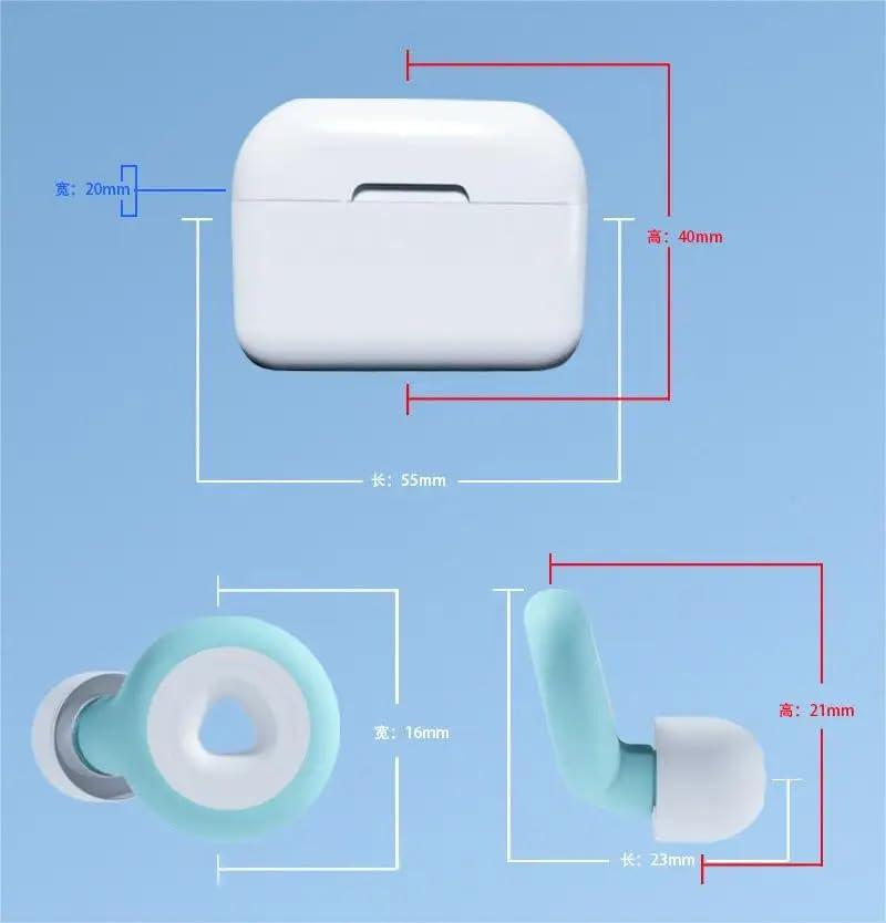 ZROY ENTERPRISE ZROY ENTERPRISE Appli Quiet Ear Plugs For Noise Reduction Super Soft,Reusable Hearing Protection In Flexible Silicone For Sleep & Flights - 6 Ear Tips In S/M/L 28Db Noise Cancelling (Black)