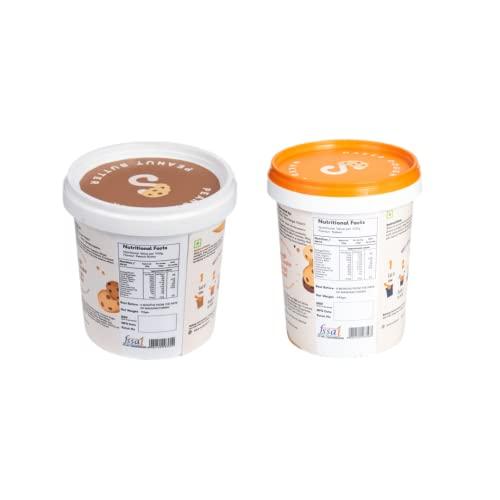 Scoopski Scoopski Edible Cookie Dough Peanut Butter 110 g & Naked Dough 440 g | Eat Raw, Dunk It, Bake Into Cookies, Top It Over Dessert | No Raw Flour, No Artificial Preservatives (Combo of 2, 550 g)