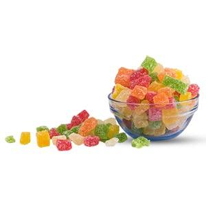Originals Originals™ Mixed Fruit Jelly Cubes | Sugar Coated | Colorful/Mixed | Super Tasty Fresh Candy | 1 Kg