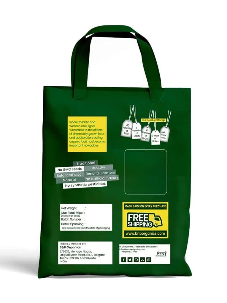 B&B Organics B&B Organics Bamboo Rice (3kg), Nutrient and Fibre Rich/Moongil Arisi/Authentic and Healthy Rice