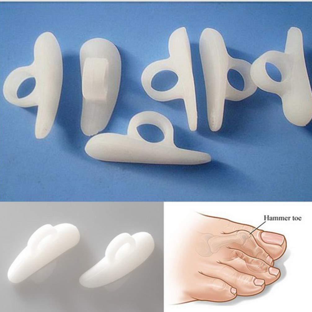 SUPVOX SUPVOX Gel Hammer Toe Crest Pad Hammer Toe Pads Gel Support Crest Cushion For Mallet Toes and Overlapping Toes 4 Pairs