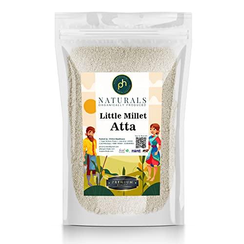 PH PHs Organic Little Millet Flour 1 kg | Unpolished | Kutki | Samai | Same | Samulu | Low GI Millet | Gluten-Free Non-GMO No Trans Fats Made on Order