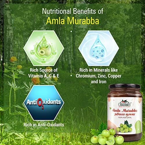 Chhattisgarh Herbals Chhattisgarh Herbals Handmade Aonla Murabba, Indian Gooseberry 900 g