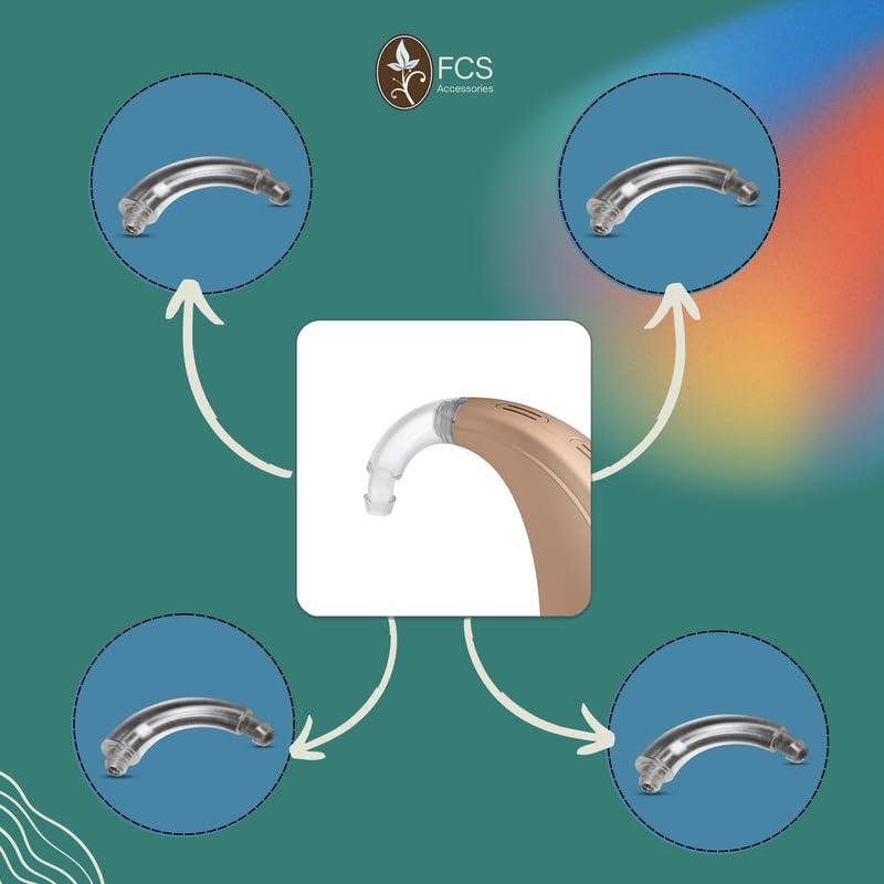 FCS FCS Ear Hook Compatible with Phonak Solana M H2O || Hearing Devices Replacement Accessories | Easy Install | Durable ABS Material| Anti-Howling Ear Hook