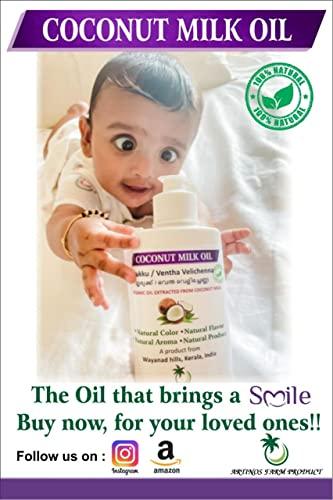 Artinos Farm Product Coconut Milk Oil - Pure, Organic and Natural oil from the hills of Kerala
