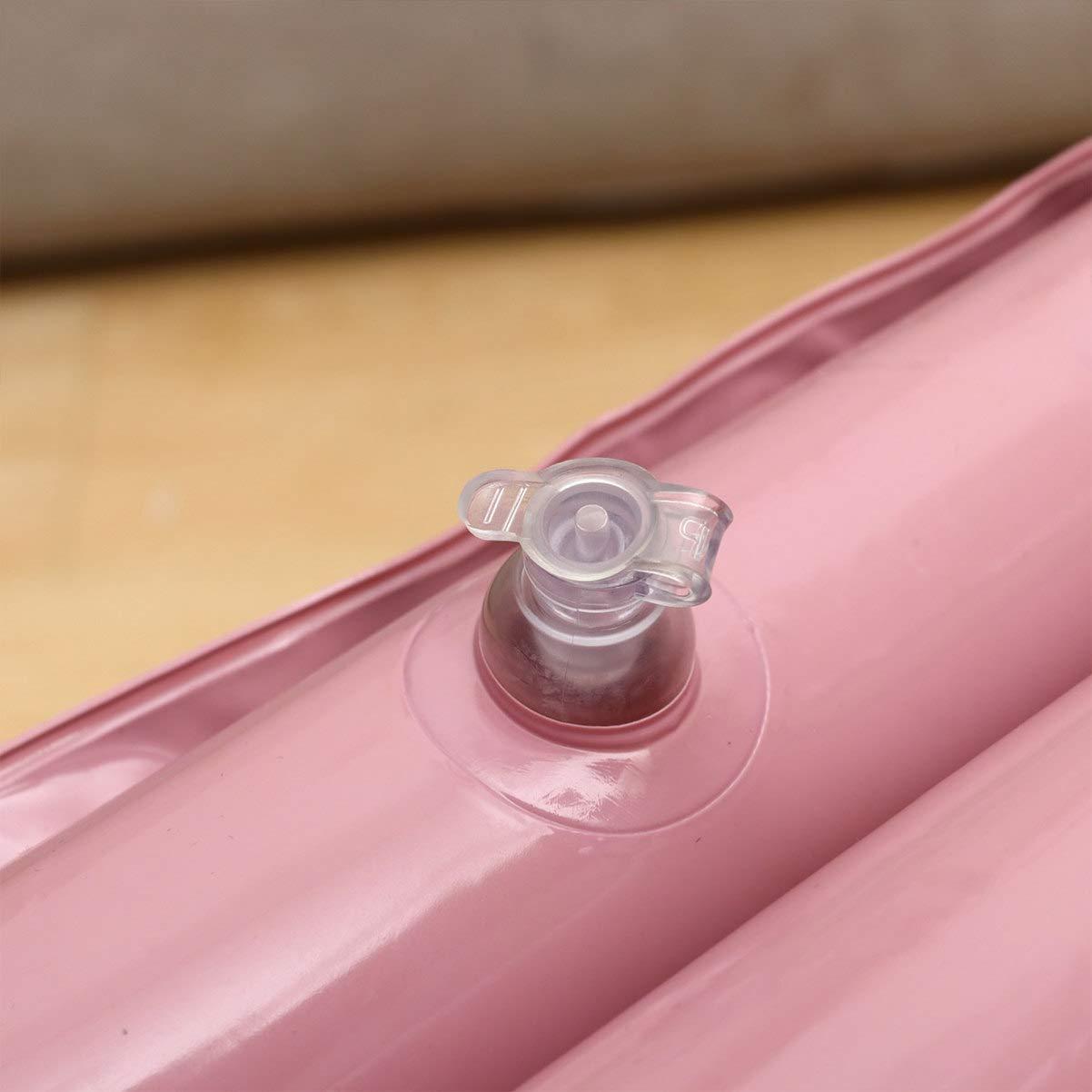 EXCEART EXCEART Foot Bath Tub Inflatable Foot Basin Portable Water Bucket for Family Travel Camping Outdoor Washing Vegetables Pink