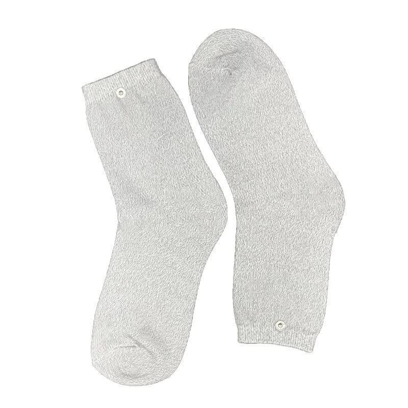 Generic Generic Conductive Silver Fiber Gloves Kneepads EMS Electric Massage Therapy Socks Cable Electrode Pads for Digital Massager