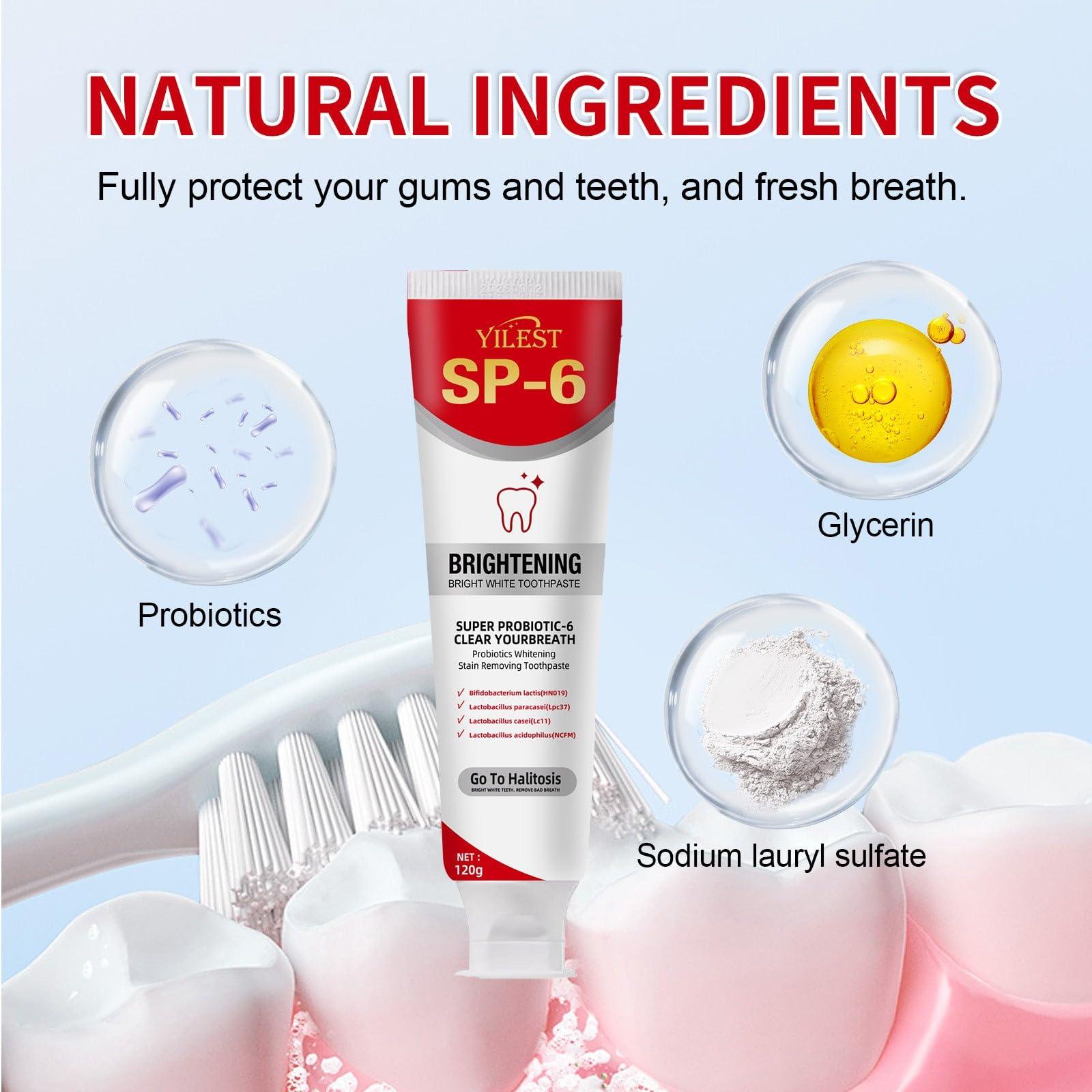 AB Companmy Sp-6 NEW Edition Ultra Whitening Toothpaste: Natural & Effective Teeth Whitening Solution 30Gram