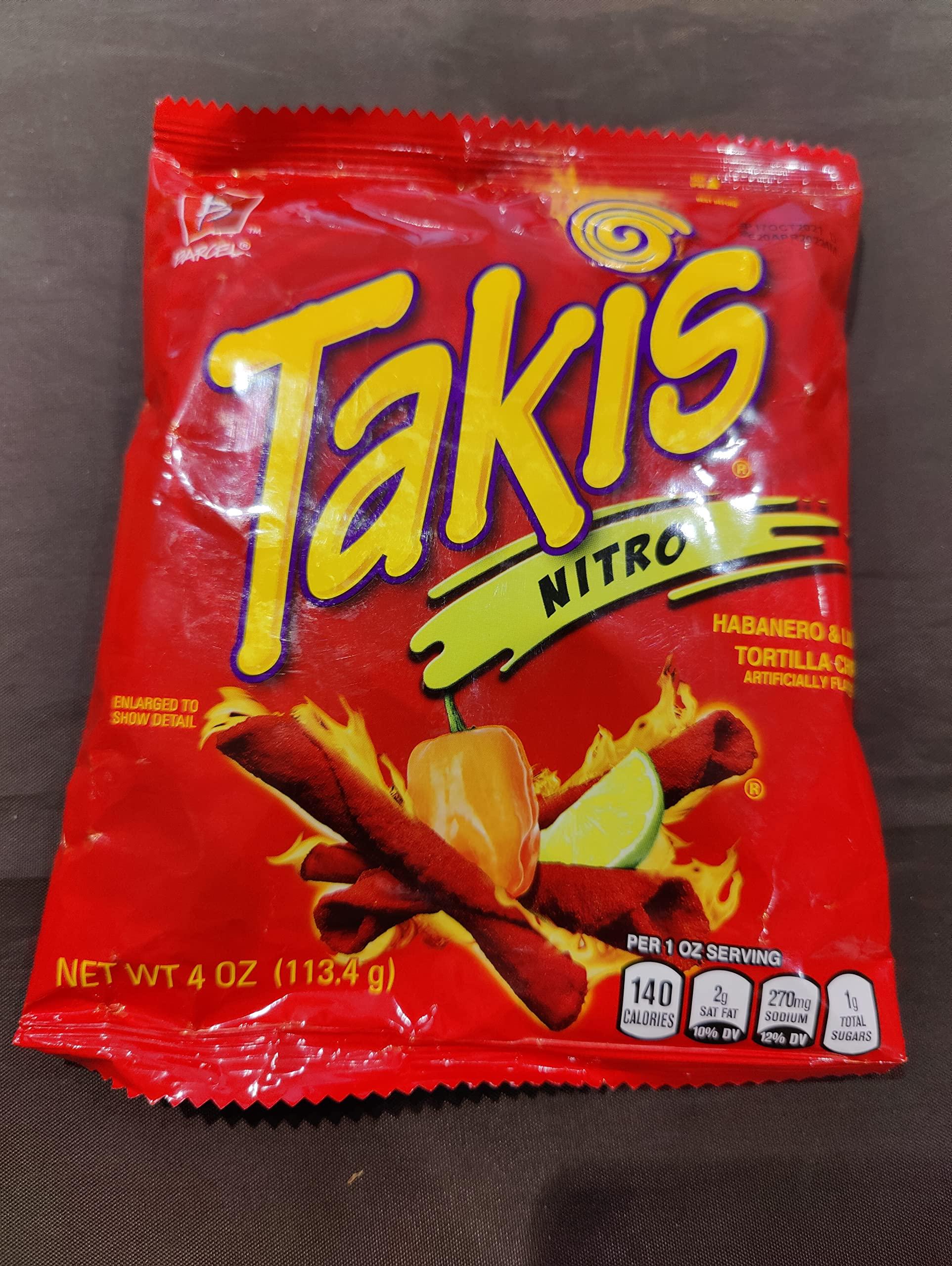 Barcel Takis Nitro- Habanero & Lime Tortilla Chips 113g