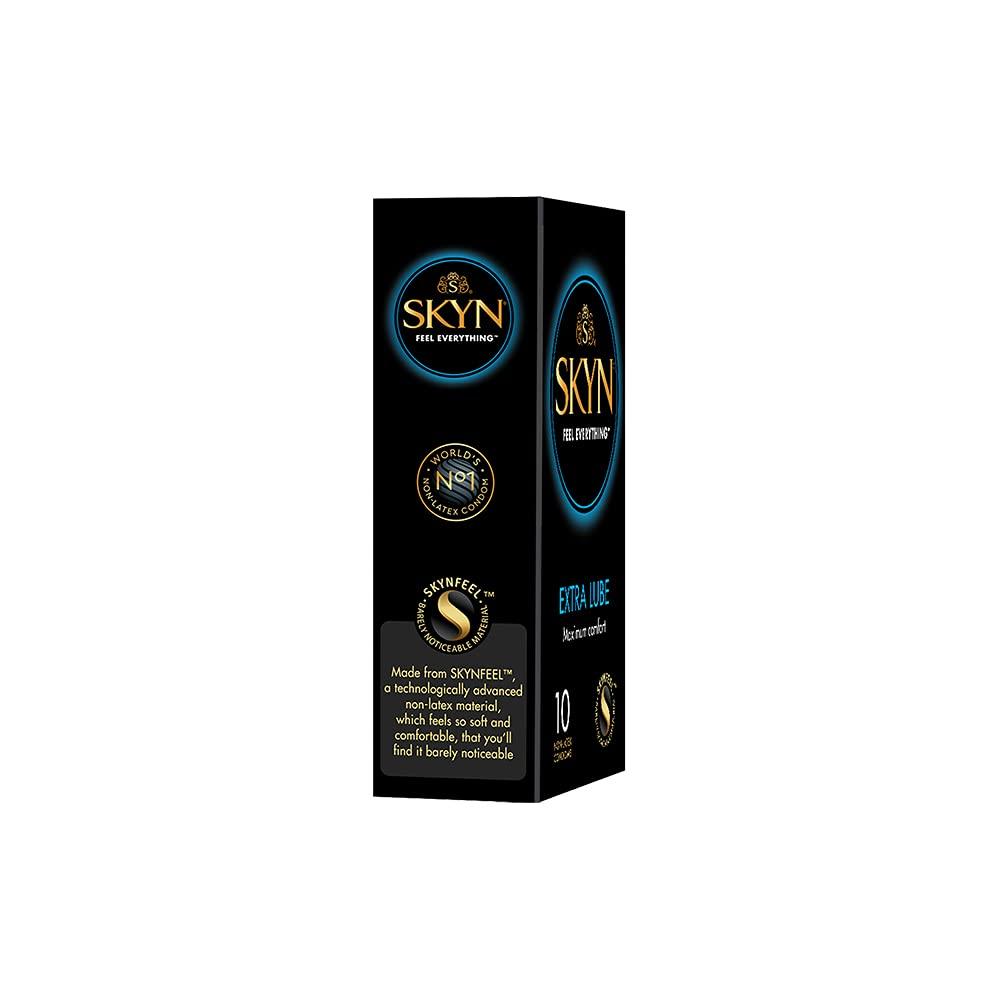 SKYN SKYN Elite ultra thin and ultra soft premium condom 3p and SKYN Extra Lube super soft premium male condom for superior comfort 3p (Pack of 6 non Latex condoms)