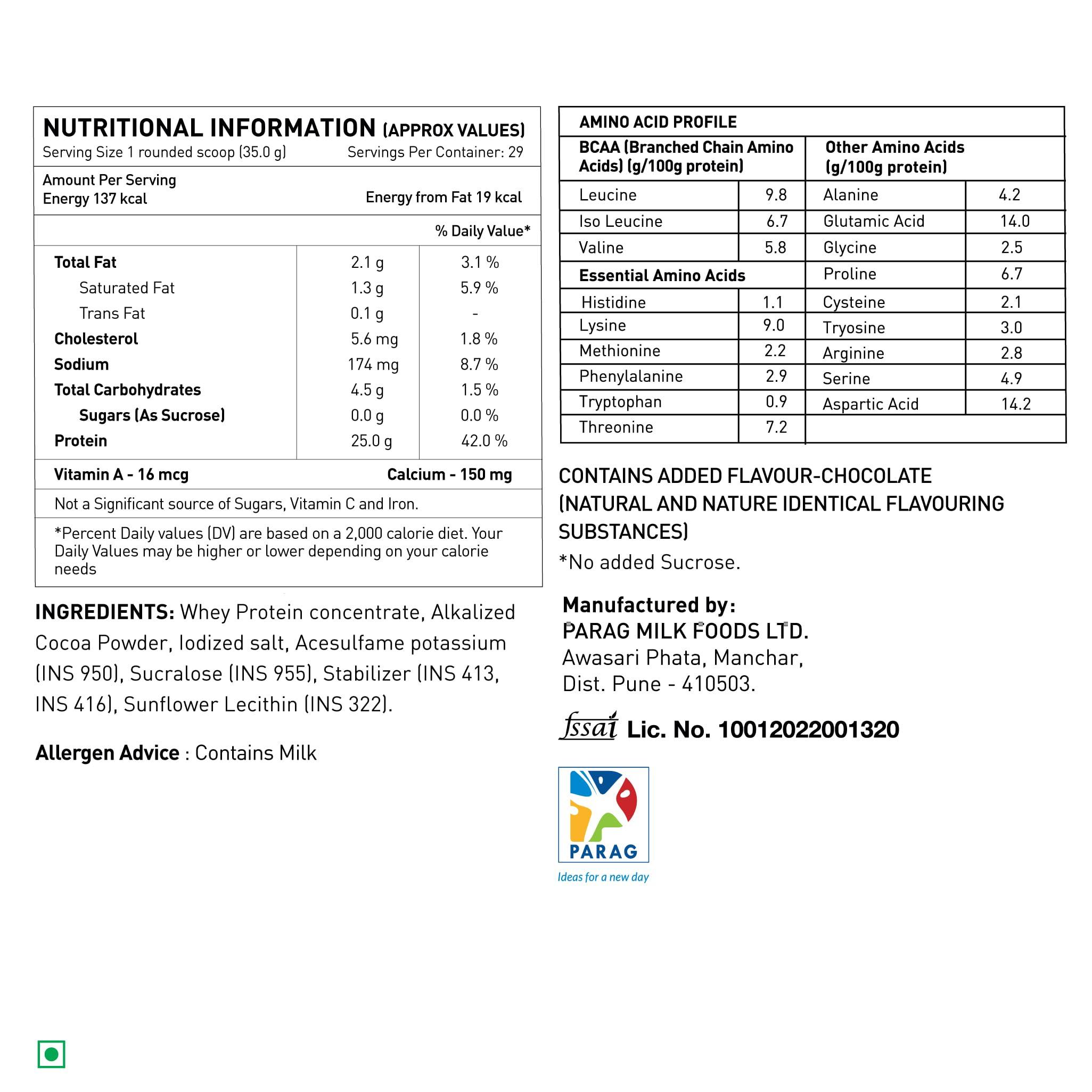 avvatar avvatar PERFORMANCE WHEY PROTEIN | 1KG | Belgain Chocolate Flavour | 22g Protein | 28 Servings