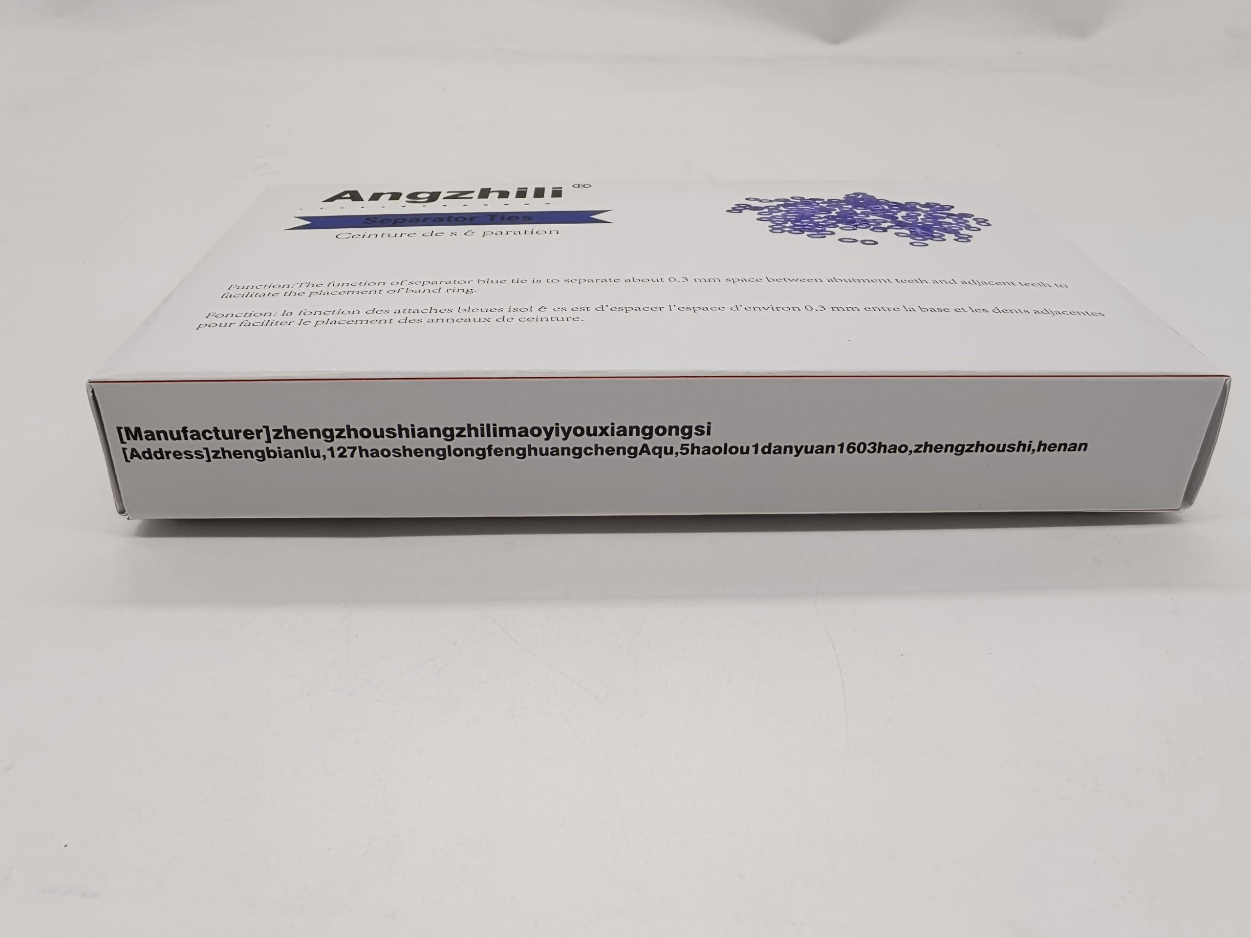 Angzhili 1000pcs/bag Dental Orthodontic Separator Bulk Pack Elastic Orthodontic Separate Ties