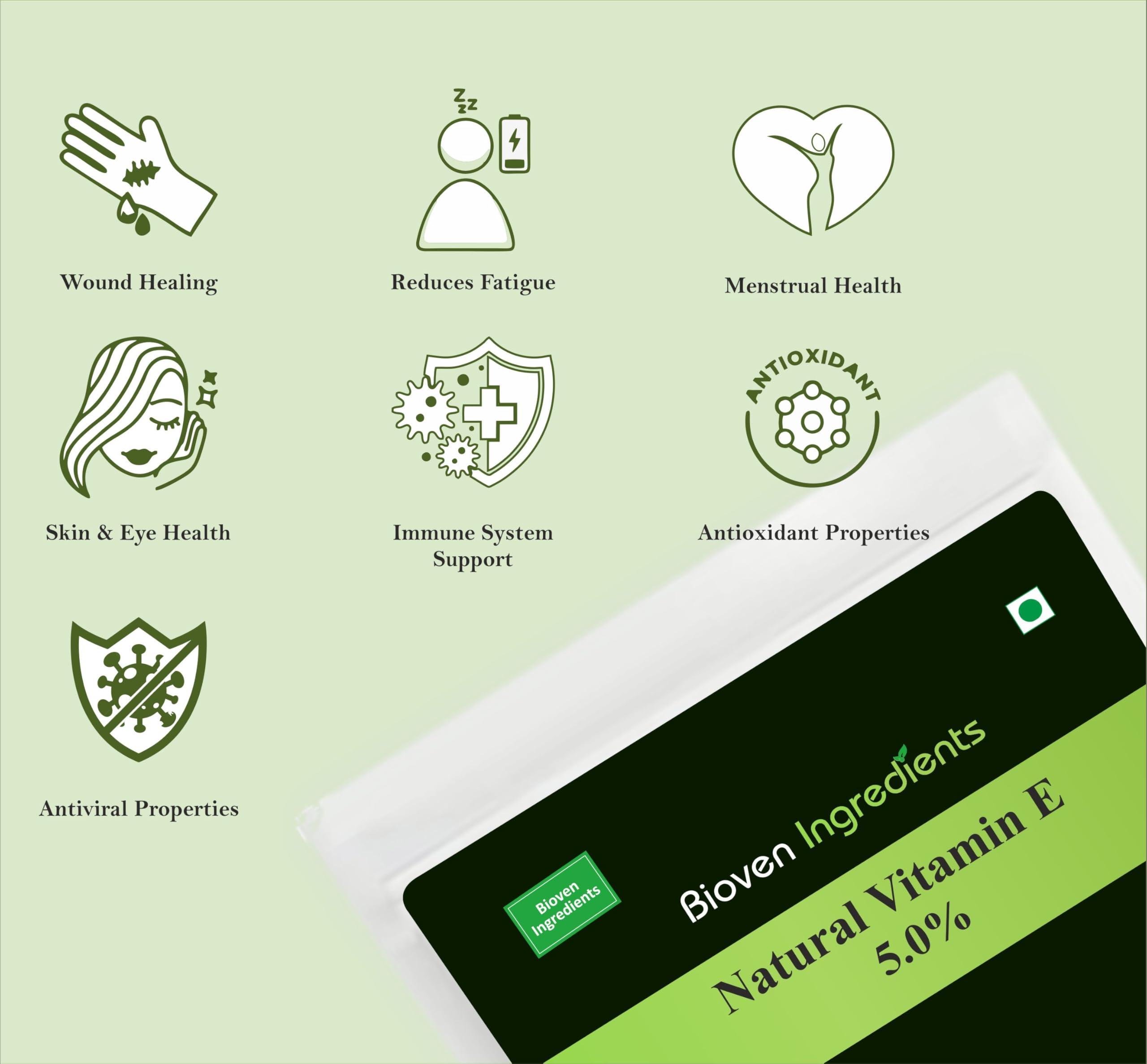 Bioven Natural Vitamin K Powder, Derived from 100% Natural & Organic Spirullina Extract by Bloven Ingredients, Non-GMO Supplement, No Preservatives, Sugar, Gluten or Dairy Free Powder