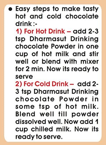 Dharmasut Chocolate Drinking Powder | Dark Chocolate | Instant Drink Mix 500gm
