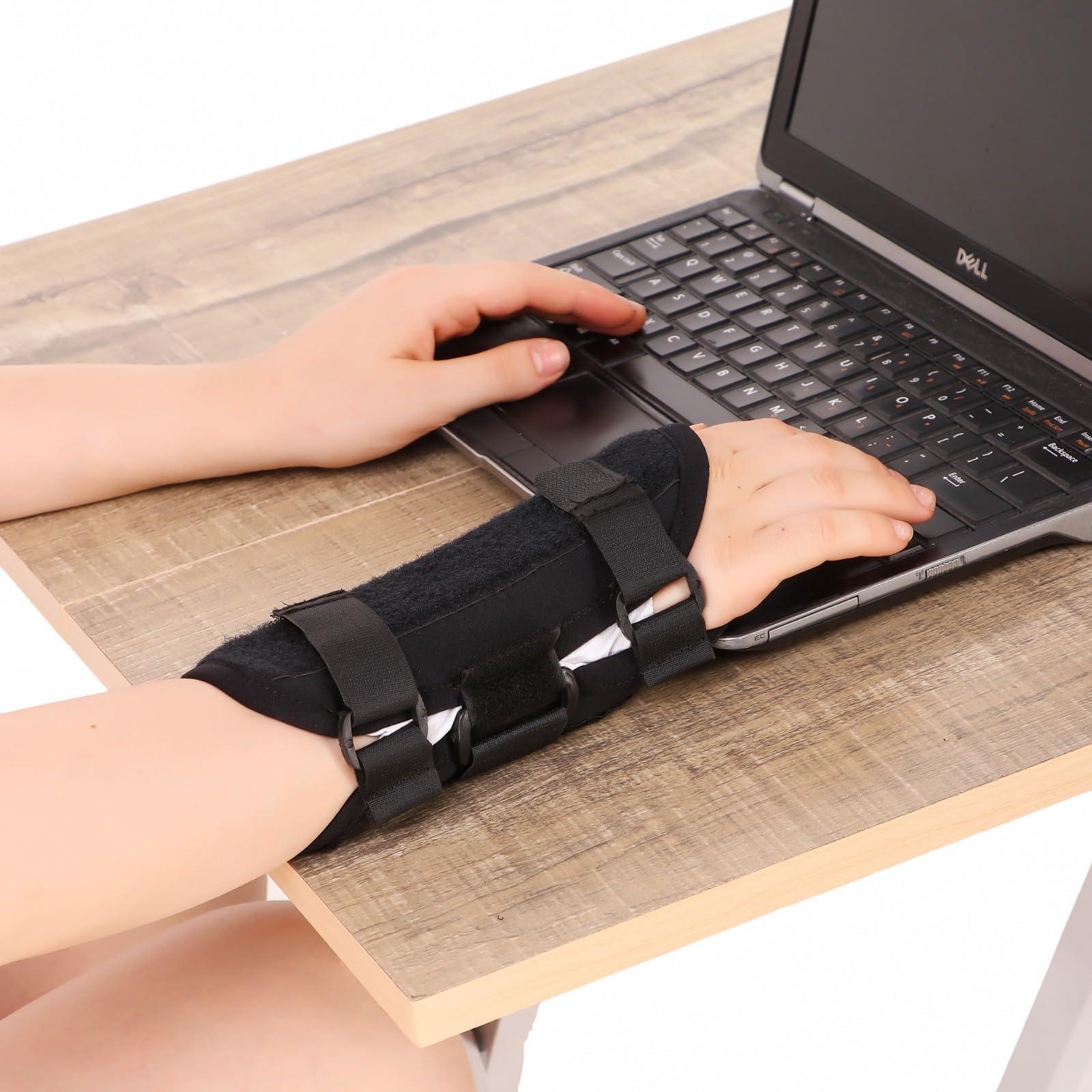 Medilink Forearm Brace Splint- Forearm Splint – Wrist and Forearm Splint – For Forearm fracture and immobilization (Large)(left hand)