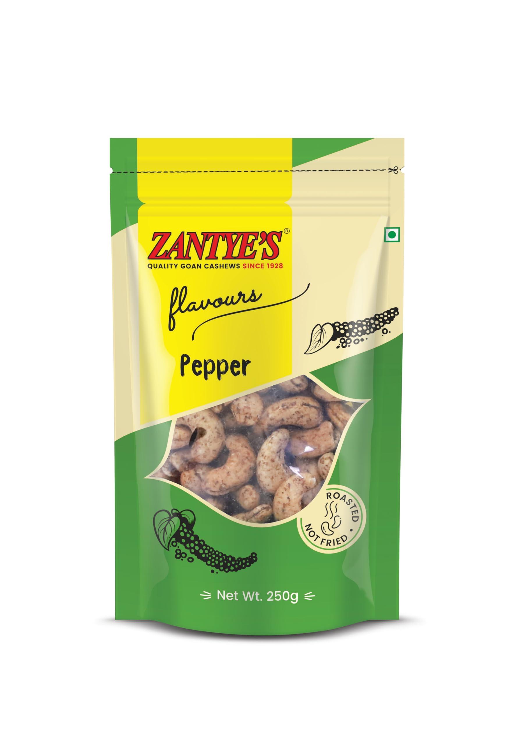 Zantye Zantye Pepper Cashew 250 Grams