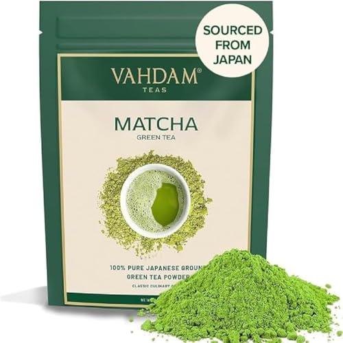 VAHDAM VAHDAM, Matcha Green Tea Powder, 50g 100% Pure Japanese Matcha Green | Matcha Tea Sourced from Shizuoka, Japan | Classic Culinary Grade Matcha for Smoothies, Latte