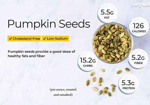 Almond Associates Almond Associates Raw Pumpkin Seeds - 2Kg | Protein and Fiber Rich Superfood For Eating, Jar Pack