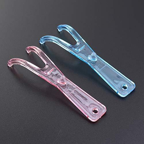 HEALLILY HEALLILY 1pc Dental Floss Holder Y Shape Replacement Floss Mate Handle Flat Wire Dental Floss Replacement Rack for Oral Clean