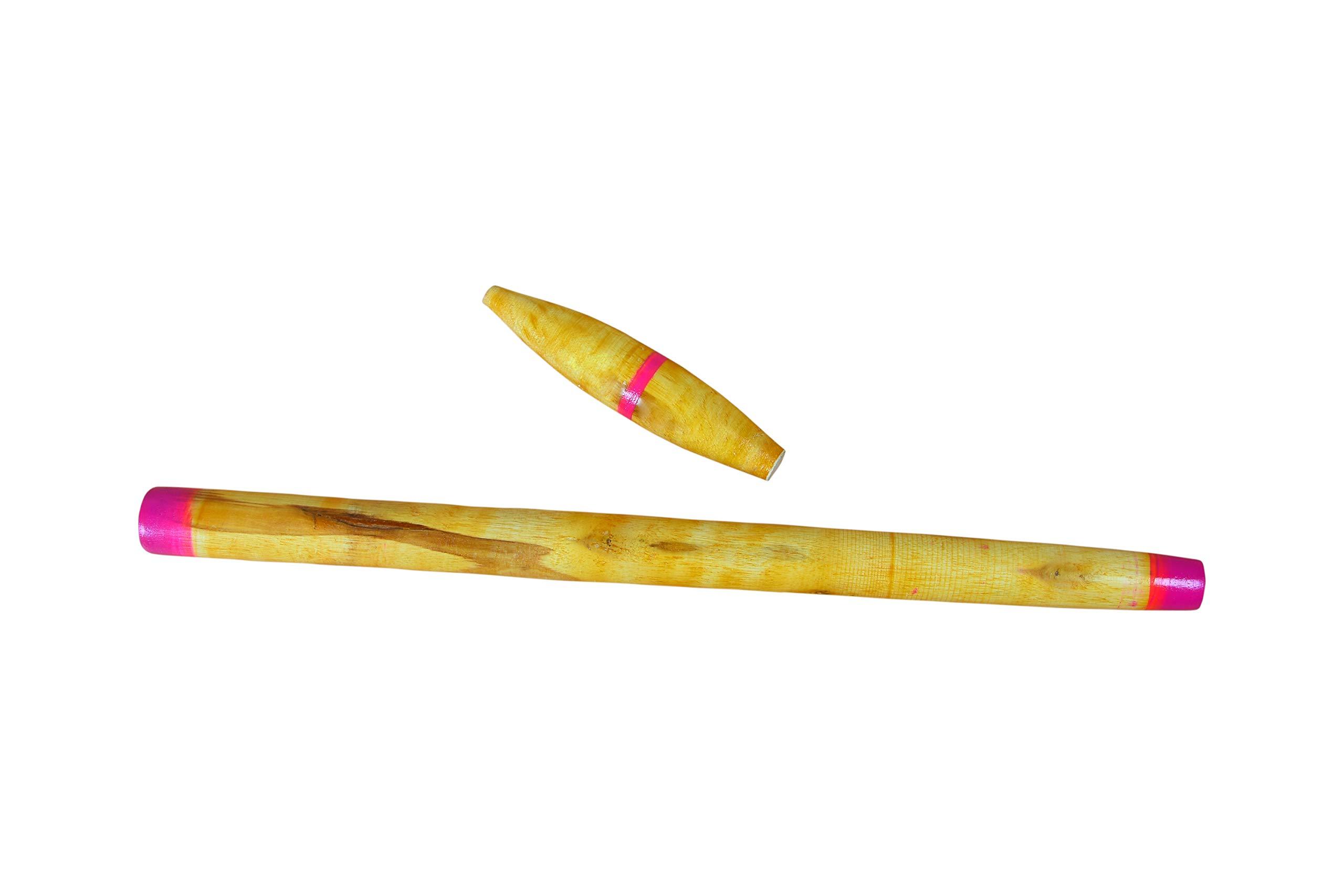 Back to the 90's 90s Kids Vintage Style Gilli Danda Kitti-pullu Pack of 1