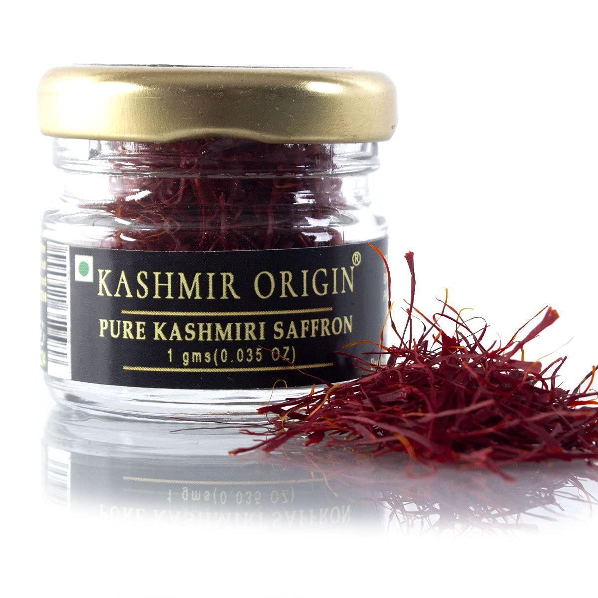 Kashmir Origin Honey Saffron: Nature's Finest Collection Basket