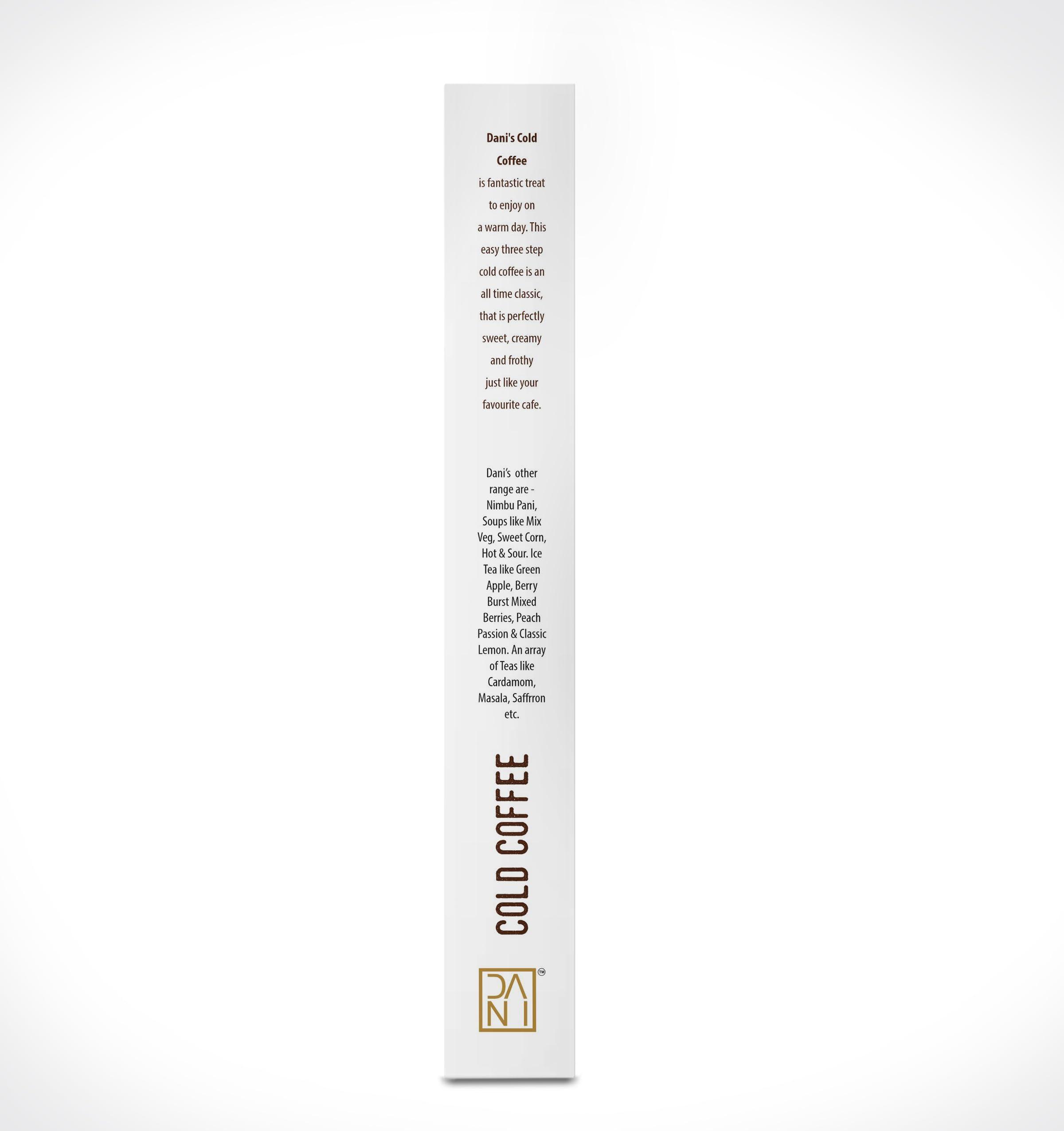 DANI Dani Cold Coffee - Preservative-Free Instant Chilled Cold Coffee to Instantly Charge Your Day (250g)