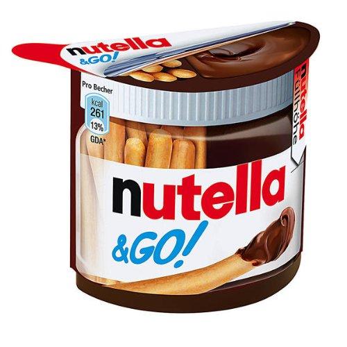 Nutella Nutella Ferrero & Go Hazelnut Spread With Cocoa & Bread Sticks,52G Each (Pack Of 2)