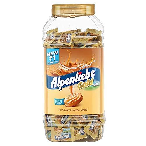 Alpenliebe Alpenliebe Gold, Caramel Candy Jar, 800 g, 200 pc