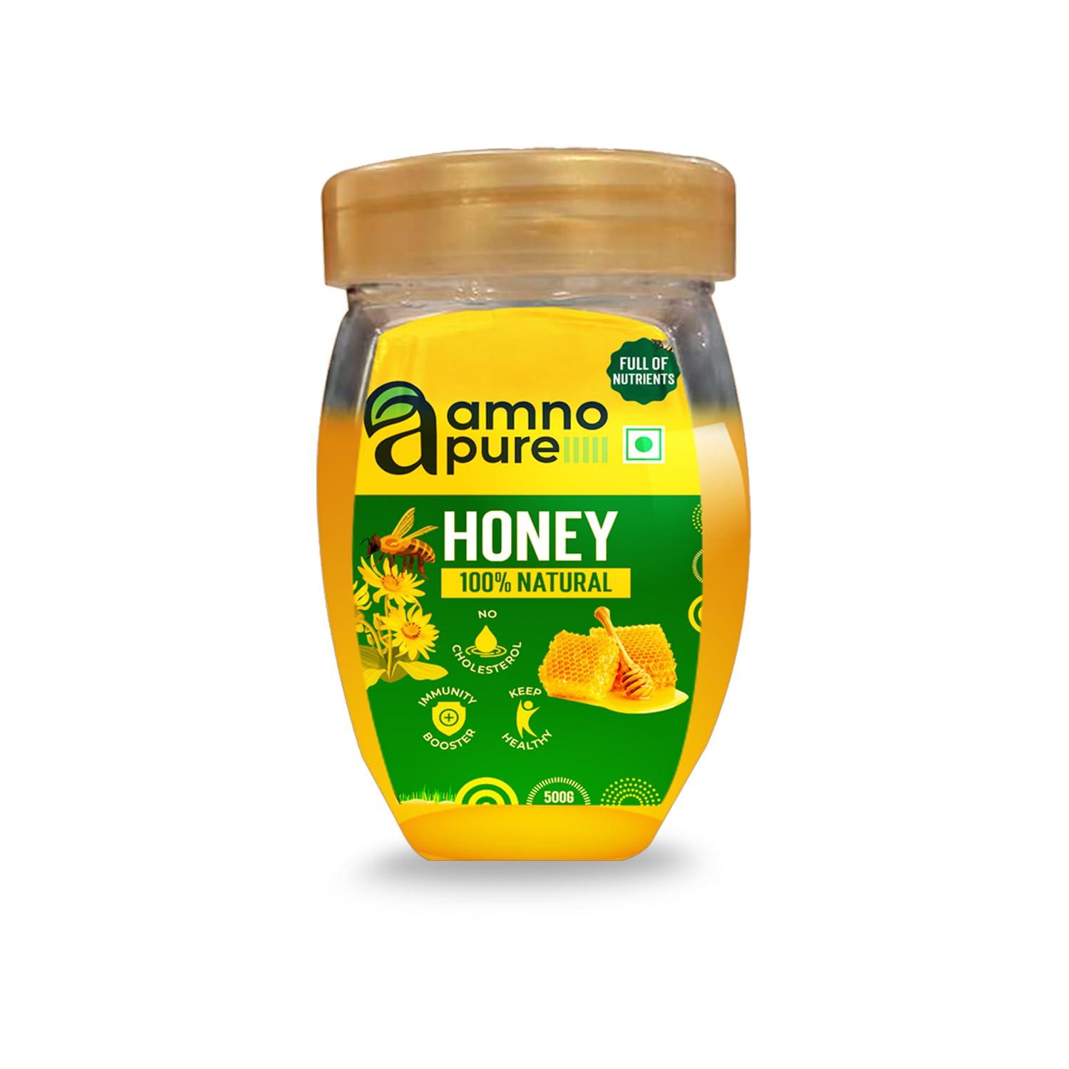 Amno Pure Amno Pure 100% Natural Honey No Cholestrol Full of Nutrients with No Sugar Adulteration Chemical Free