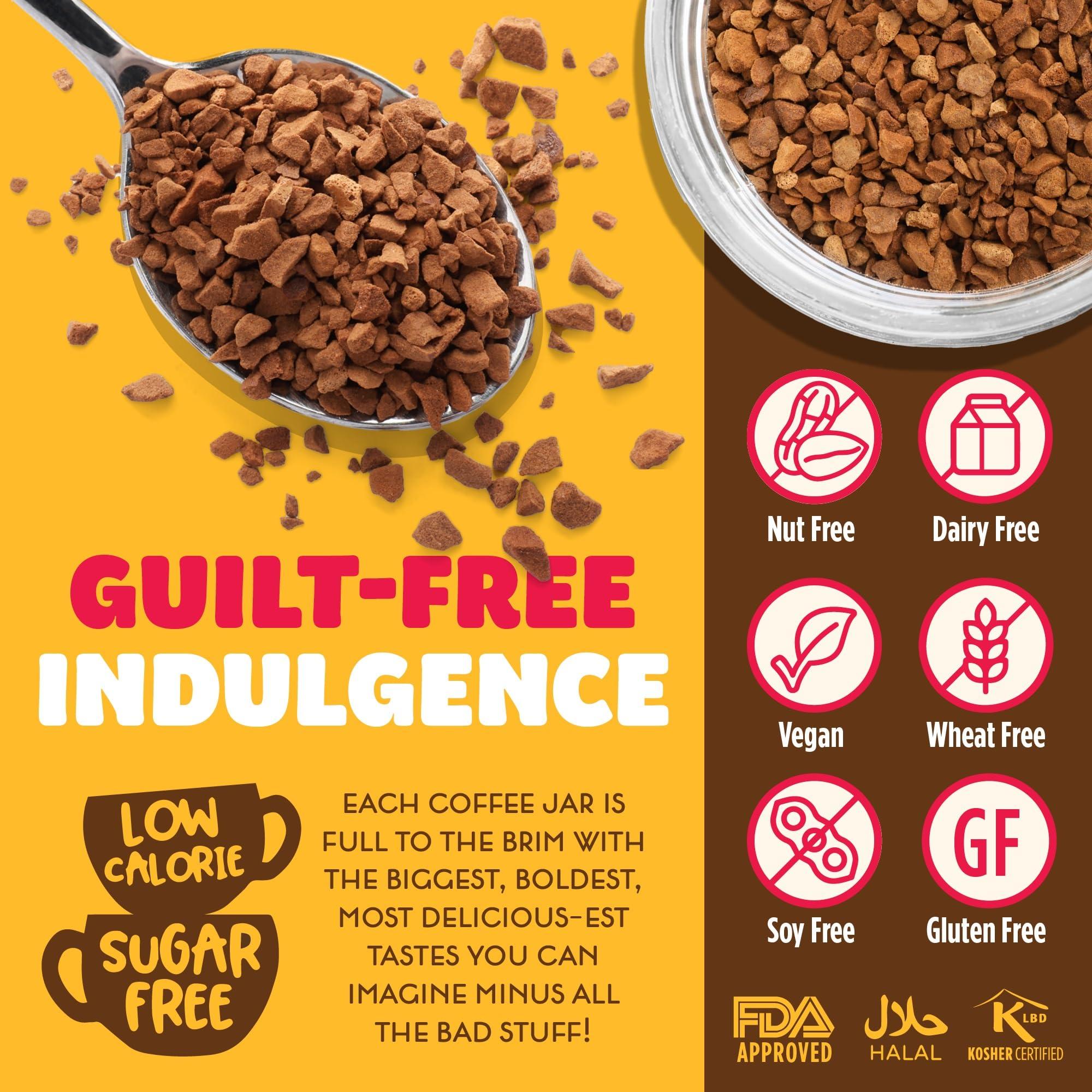 Beanies The Flavour Co Beanies|Instant Flavoured Coffee |Nutty Hazelnut|Low Calorie, Sugar Free|50 g|Pack of 1