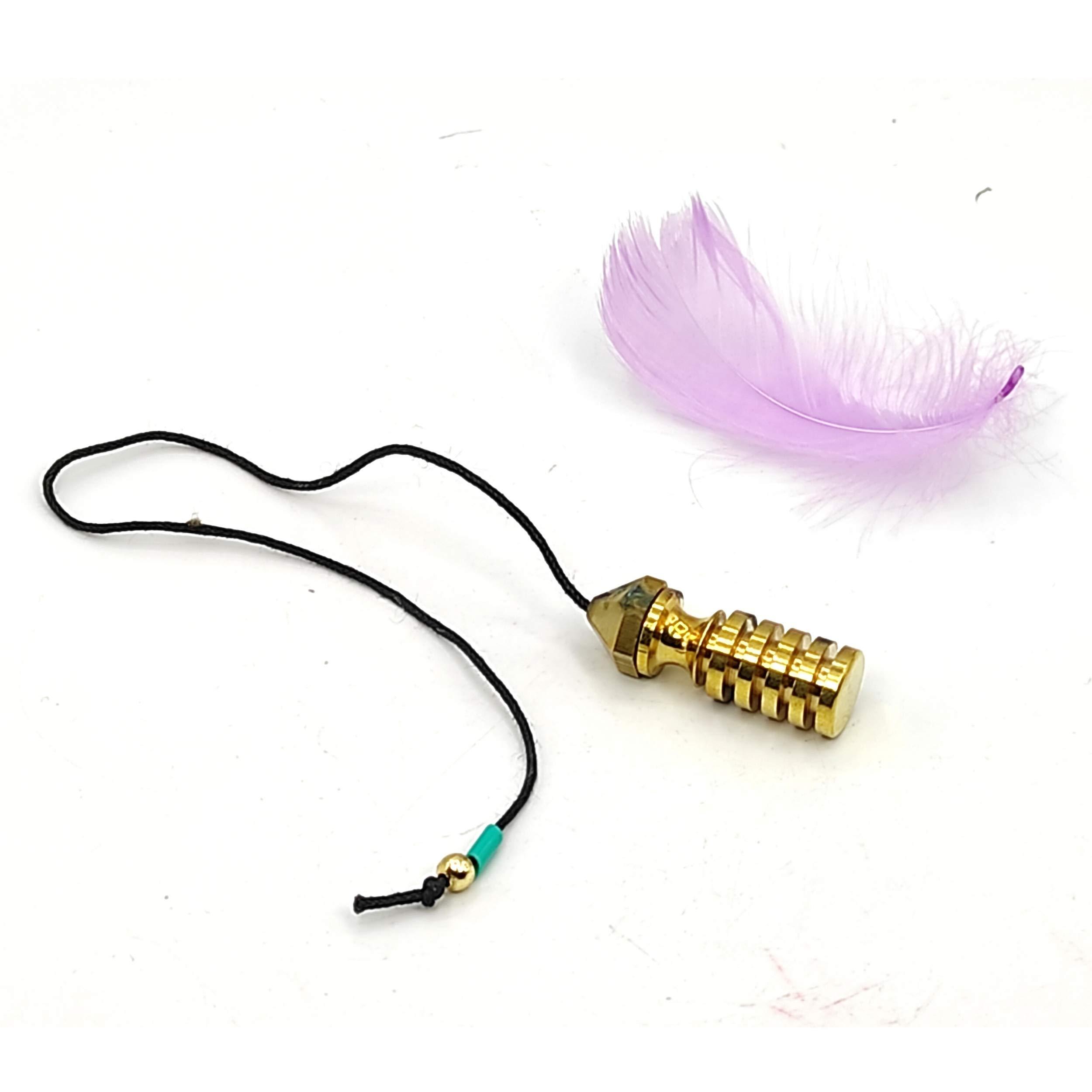 Plus Value Plus Value Brass Premium Metal Dowsing Pendulum for Professional Dowsers Vastu Feng Shui & Reiki Energy Healing Experts (4 Charts & Jute Bag)