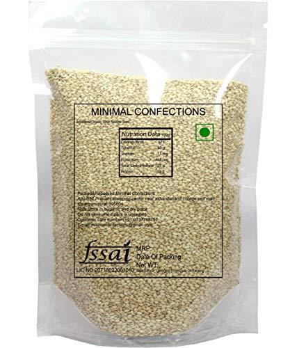 minimal Minimal Hulled White Sesame Seed/Nylon White Till,1kg