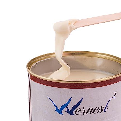 Wernest Wernest Liposoluble Wax for Hair & Tan Removal Women and Men Hair Removing Body Cream for All Skin Waxing with Extra Smoothness (800g/ml))