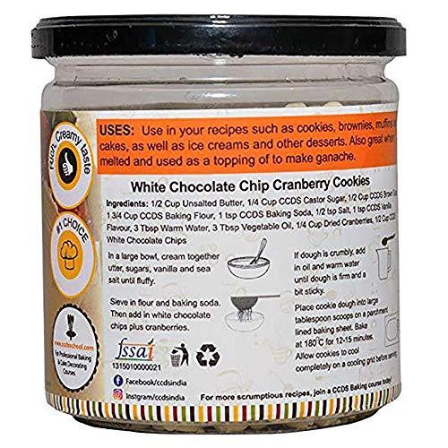 CCDS CCDS Compound Dark Chocolate and White Chocolate Gourmet Chips for Baking and Garnishing Cakes Cookies Combo